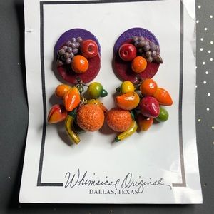 Vintage Fruit Earrings